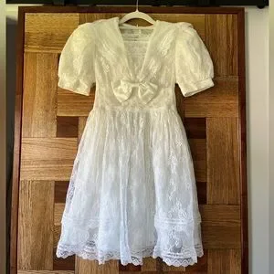 Gunne Sax | Dresses | Gunne Sax Jessica Mcclintock 8s Girls Lace Dress ...